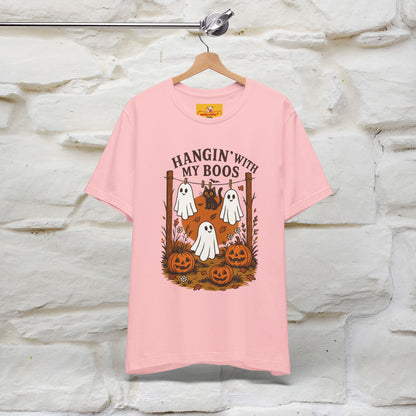 "Hanging With My Boos" Halloween Cat T-shirt |Nunu&Miao Studio - Nunu&Miao Studio