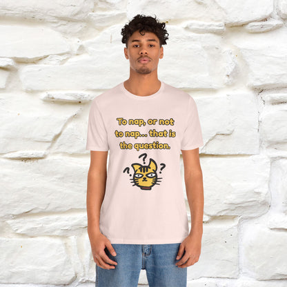 “To nap, or not to nap… that is the question.''| Funny T-Shirt | Nunu&Miao Studio