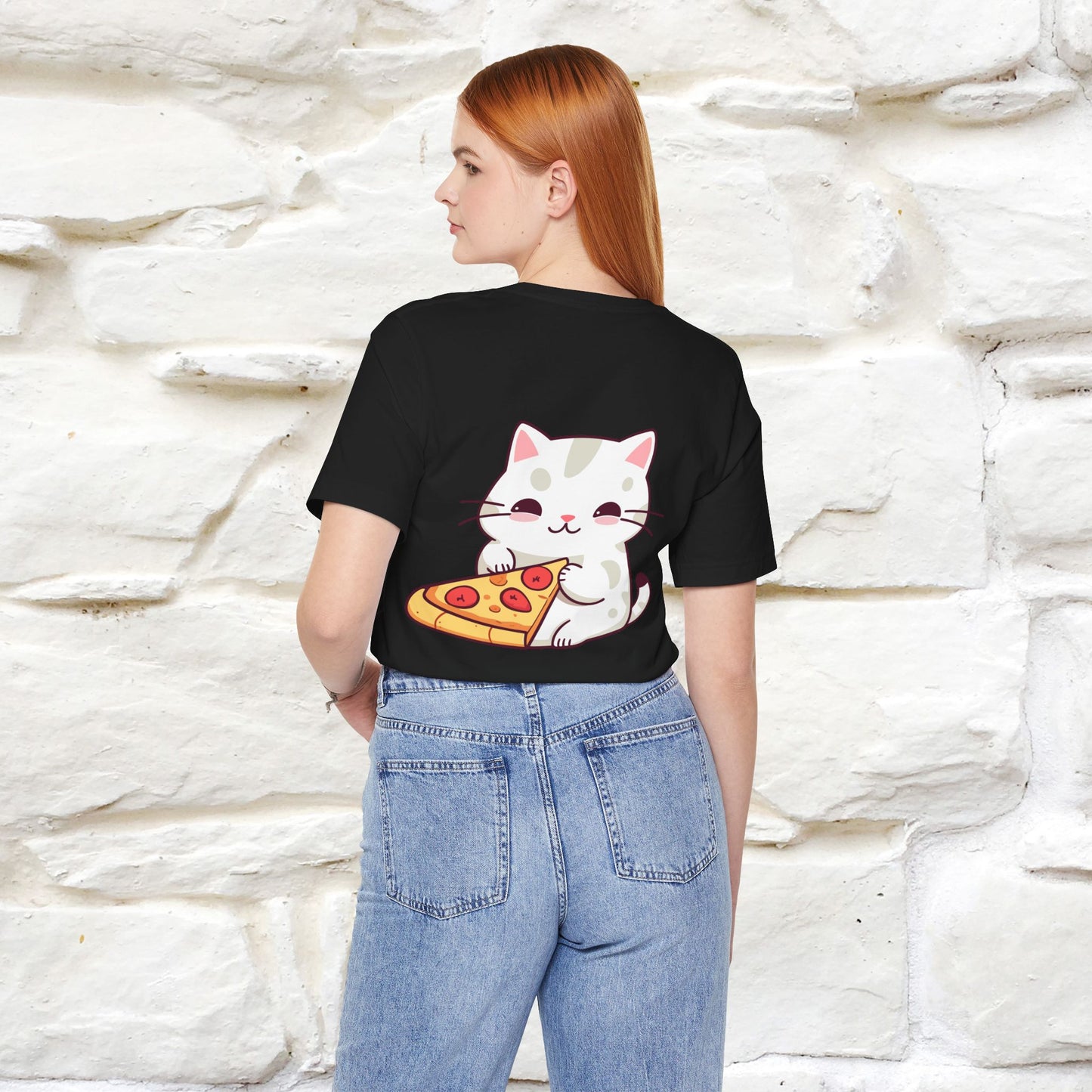 "I Love Pizza"| Cat T-shirt | Nunu&Miao Studio - Nunu&Miao Studio