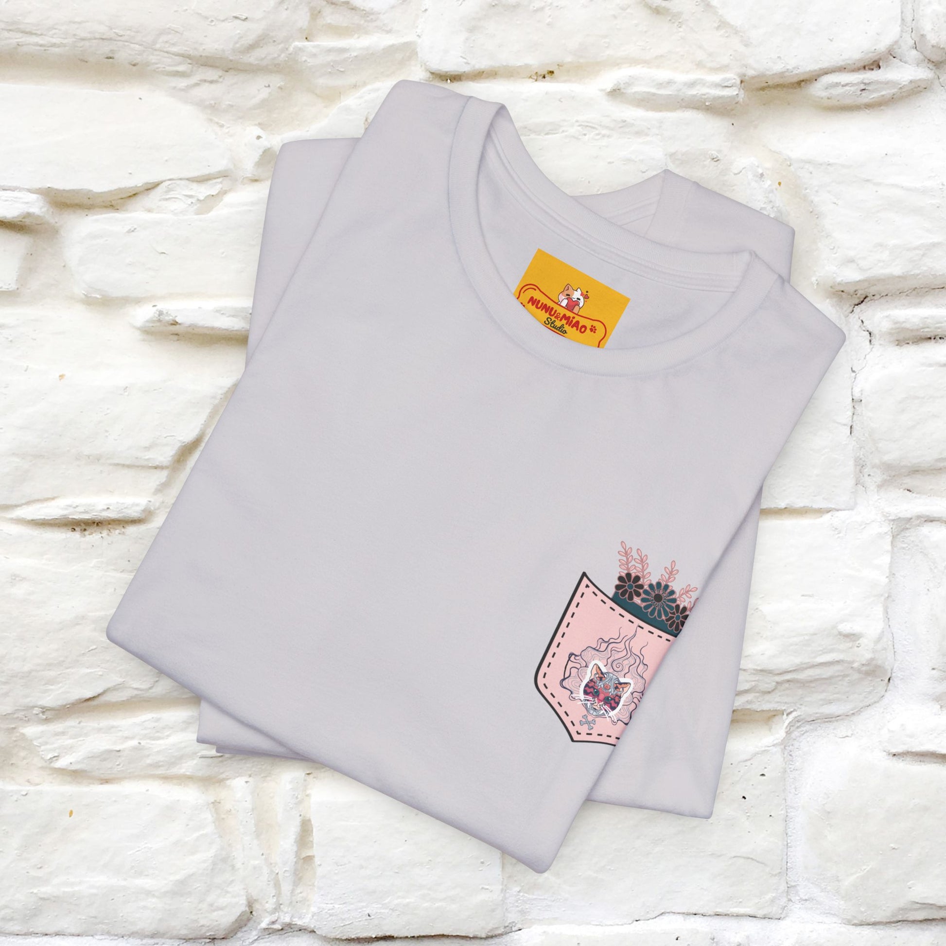 ''Air Fire Cat'' | Cat T-Shirt Front and Back Design | Nunu&Miao Studio - Nunu&Miao Studio