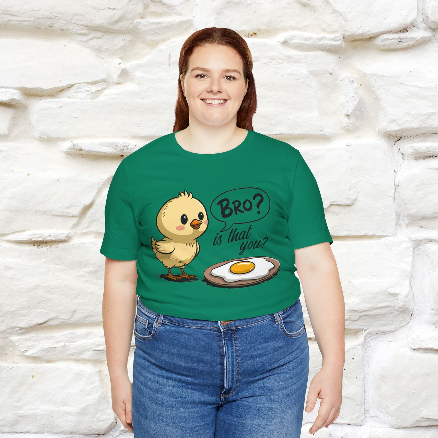 "Bro Is That You?" Funny Chicken T-shirt |Nunu&Miao Studio - Nunu&Miao Studio