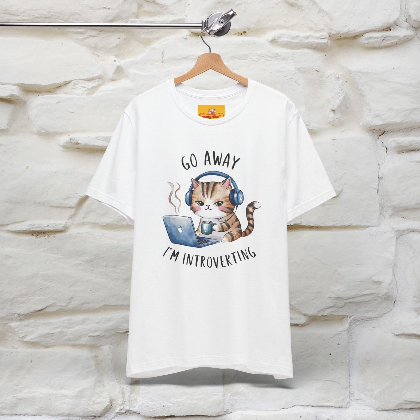 ''Go Away, I’m Introverting'' | Cat T-Shirt | Nunu&Miao Studio - Nunu&Miao Studio