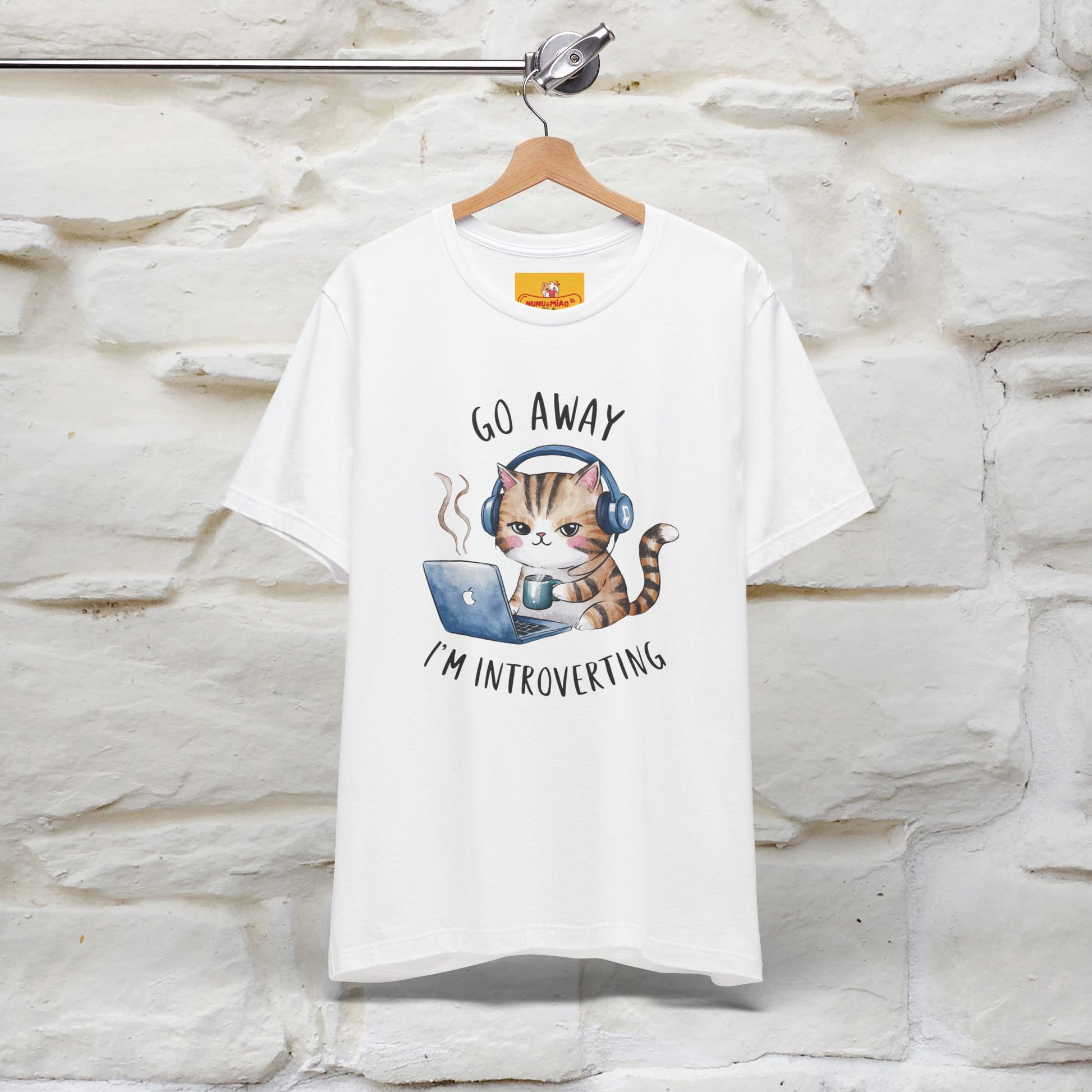 ''Go Away, I’m Introverting'' | Cat T-Shirt | Nunu&Miao Studio - Nunu&Miao Studio