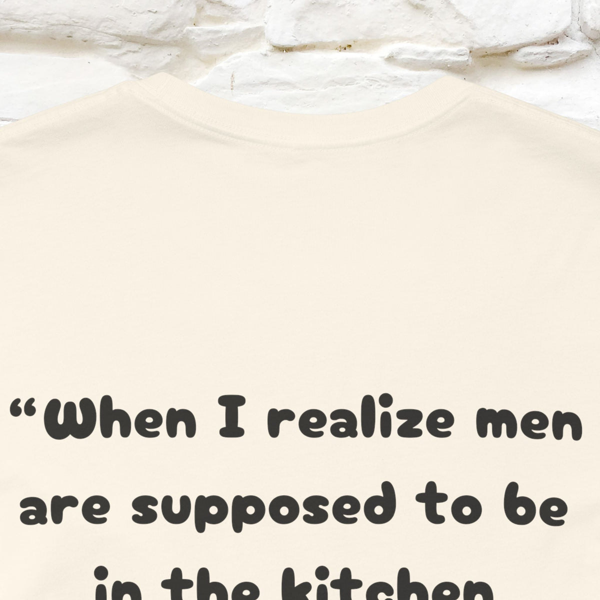 ’“When I realize men are ...." Funny Cat T-Shirt | Nunu&Miao Studio