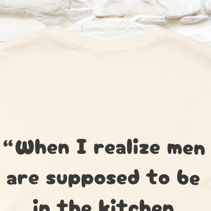 ’“When I realize men are ...." Funny Cat T-Shirt | Nunu&Miao Studio