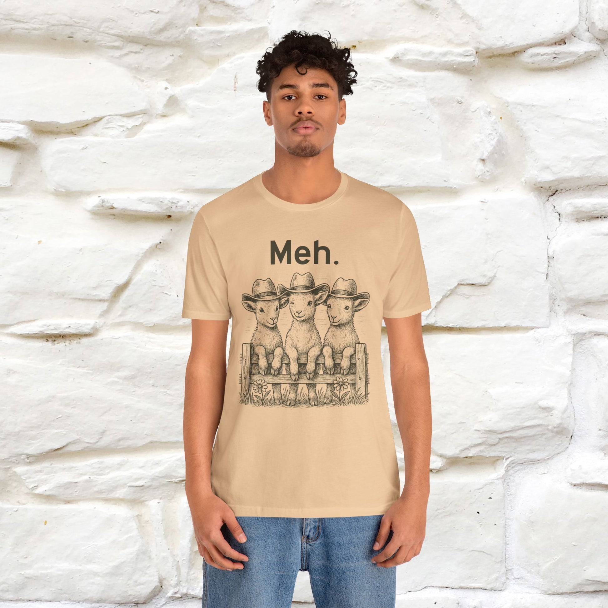 "Meh" Cute T-shirt |Nunu&Miao Studio - Nunu&Miao Studio