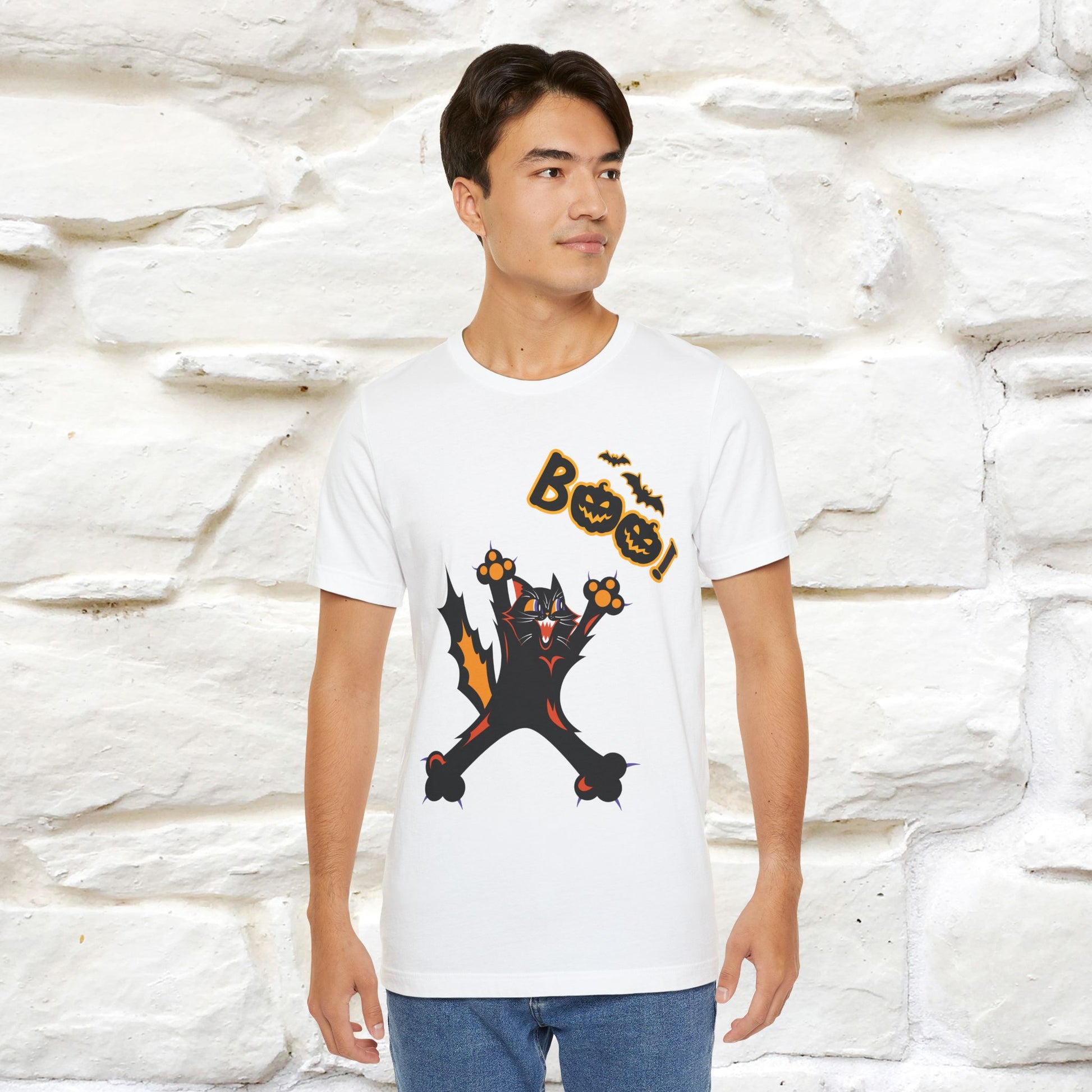 "Boo" Cat  T-shirt |Nunu&Miao Studio - Nunu&Miao Studio