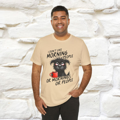 "I Don't Like Morning People..." Funny T-shirt |Nunu&Miao Studio - Nunu&Miao Studio