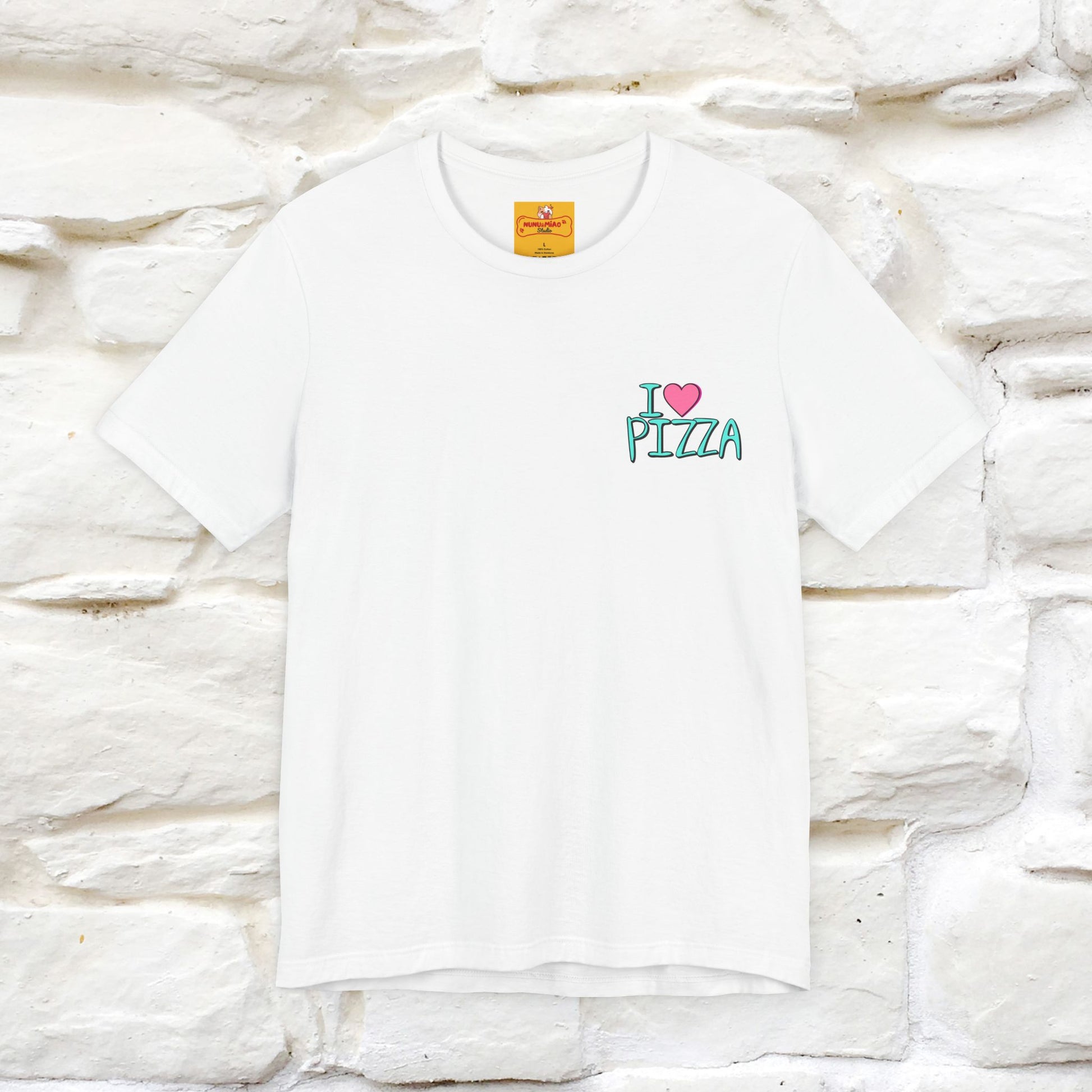 "I Love Pizza"| Cat T-shirt | Nunu&Miao Studio - Nunu&Miao Studio