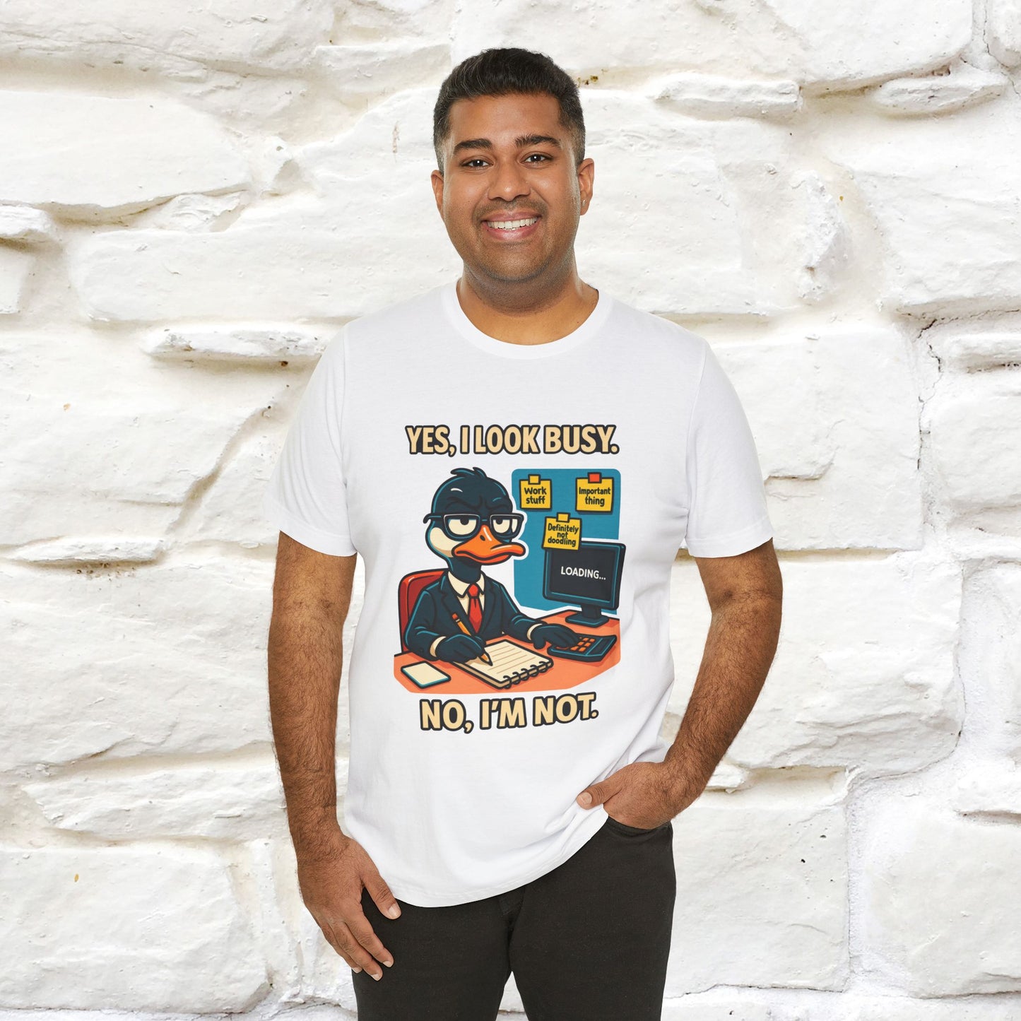 ''Yes, I Look Busy. No I'm Not.''|  Sarcastic Cat T-Shirt | Nunu&Miao Studio