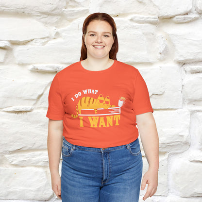 "I Do What I Want" Cat T-Shirt | Nunu & Miao Studio - Nunu&Miao Studio