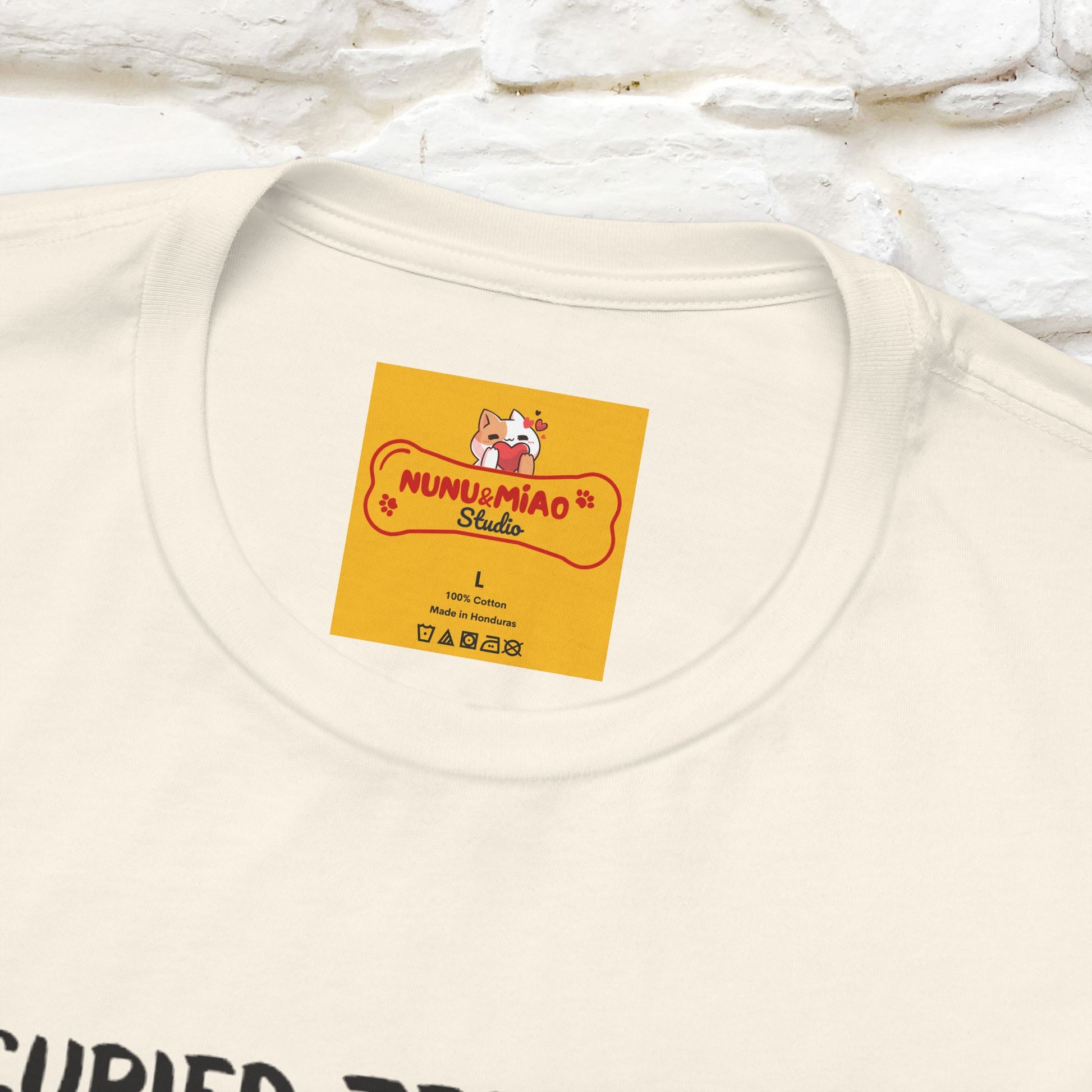 "Occupied territories?  I only occupy sofas. FreePalestine" Cat T-shirt |Nunu&Miao Studio - Nunu&Miao Studio