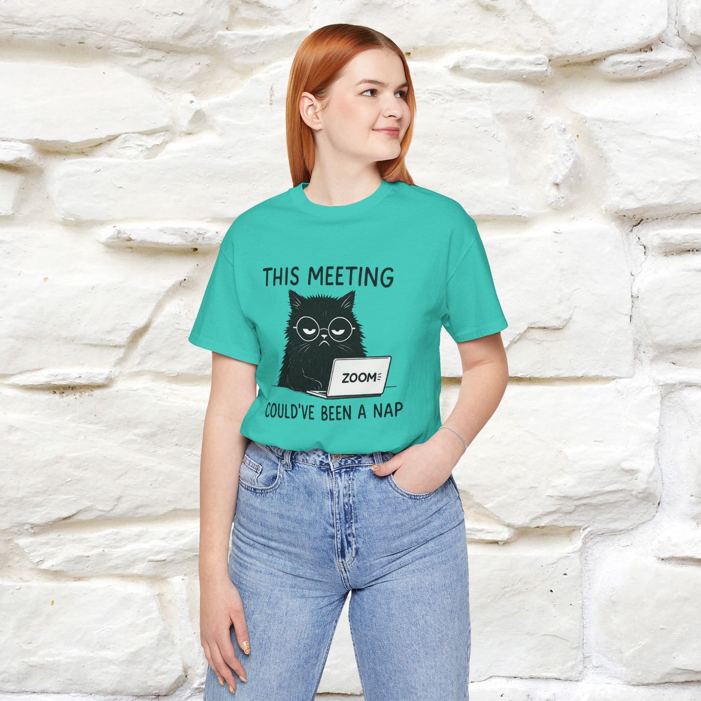 "This Meeting Could've Been a Nap" | Sarcastic Cat T-Shirt | Nunu&Miao Studio - Nunu&Miao Studio