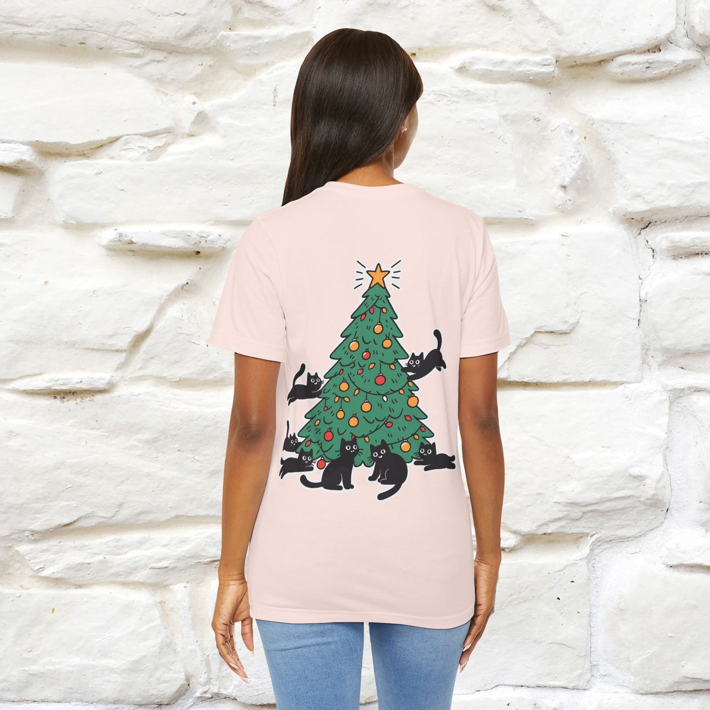 “Cat Christmas Tree” | Cat T-Shirt | Nunu&Miao Studio