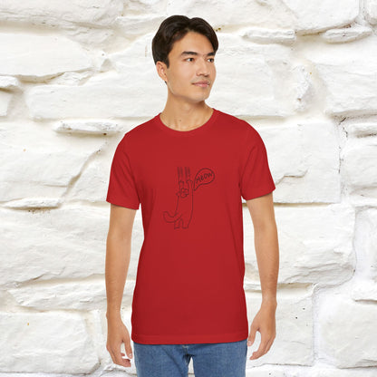 "Meow Meow Meow" Cat T-Shirt | Front & Back Design | Nunu&Miao Studio