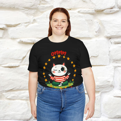 ''Ommm, Keep Calm'' Cat T-Shirt | Nunu&Miao Studio - Nunu&Miao Studio