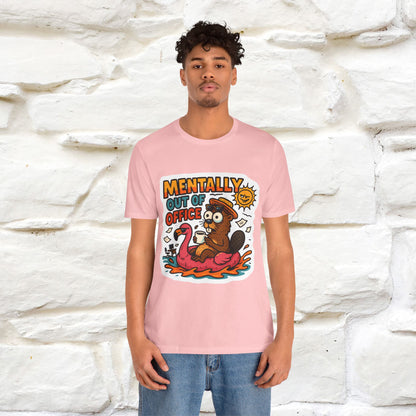 ''Mentally Out Of Office''|  Sarcastic Cat T-Shirt | Nunu&Miao Studio