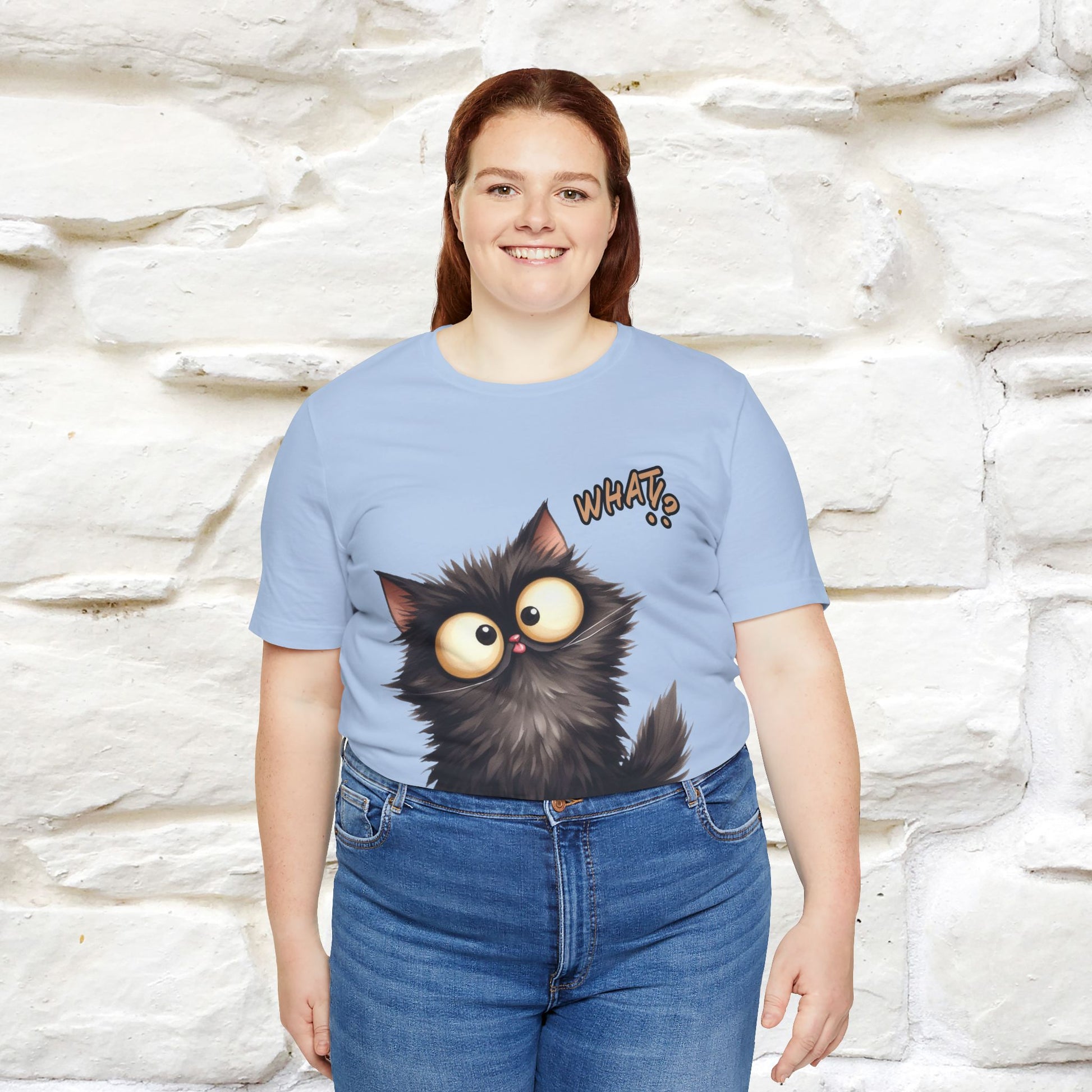 ''What ?'' | Cat T-Shirt  | Nunu&Miao Studio - Nunu&Miao Studio
