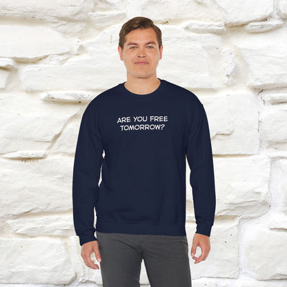 ''Are You Free Tomorrow ...'' | Cute Cat Sweatshirt | Nunu&Miao Studio