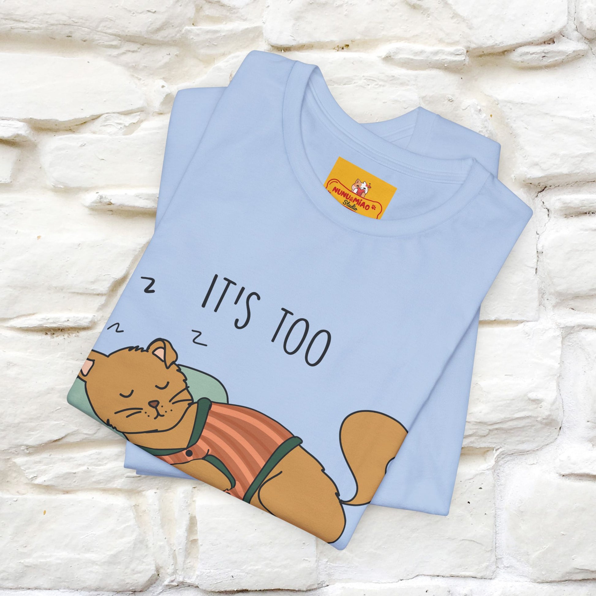 ''It’s Too Peopley Outside'' | Funny Cat T-Shirt | Nunu&Miao Studio - Nunu&Miao Studio
