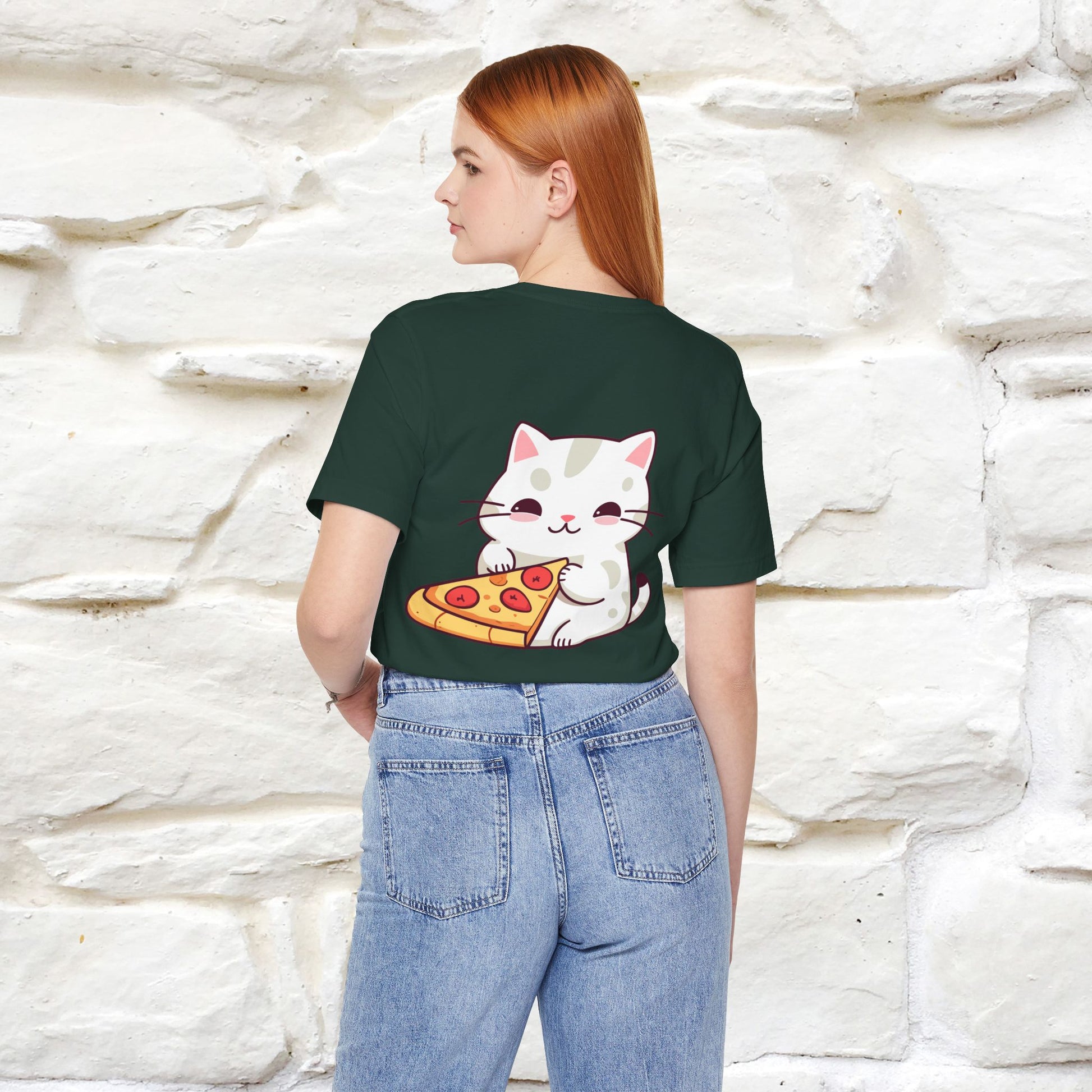 "I Love Pizza"| Cat T-shirt | Nunu&Miao Studio - Nunu&Miao Studio