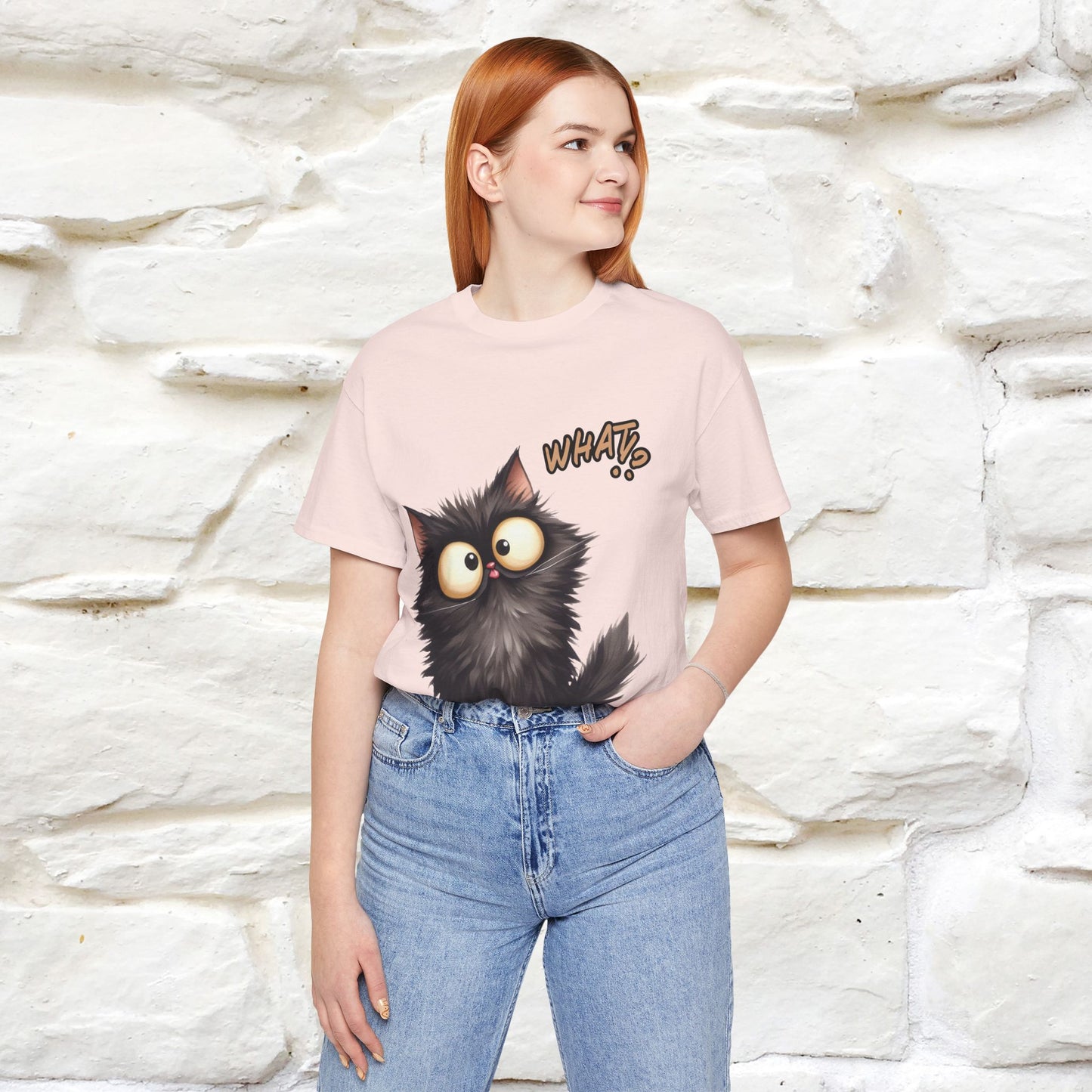 ''What ?'' | Cat T-Shirt  | Nunu&Miao Studio - Nunu&Miao Studio