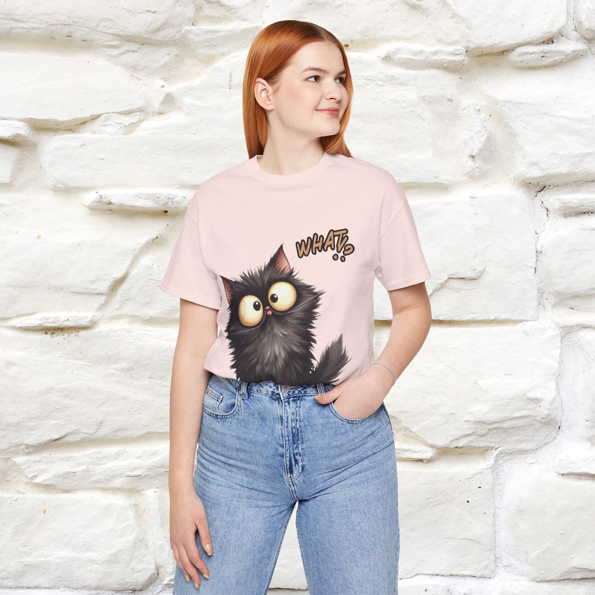 ''What ?'' | Cat T-Shirt  | Nunu&Miao Studio - Nunu&Miao Studio
