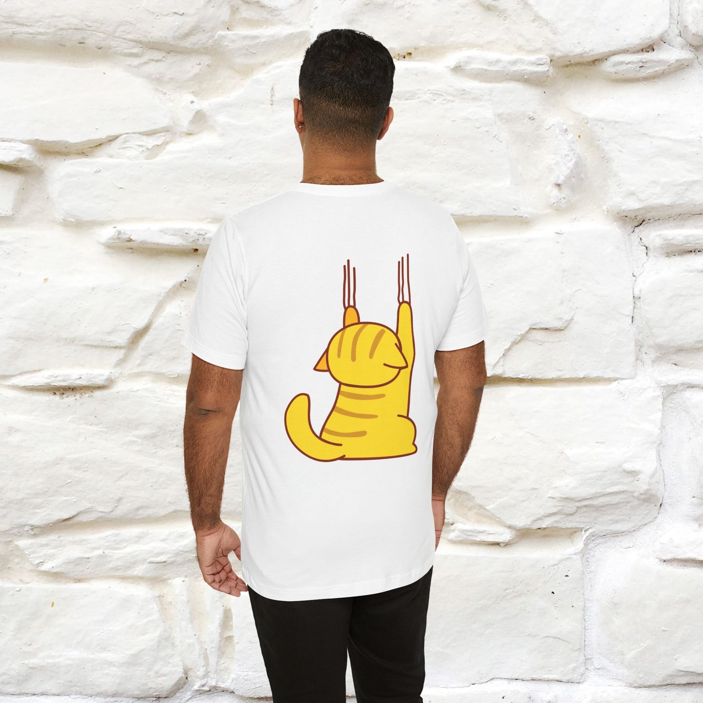 "It's Meawday" Cat T-shirt | Front & Back Design | Nunu&Miao Studio - Nunu&Miao Studio