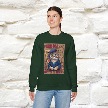 "Purr-icasso.'' |Cat Sweatshirt | Nunu&Miao Studio