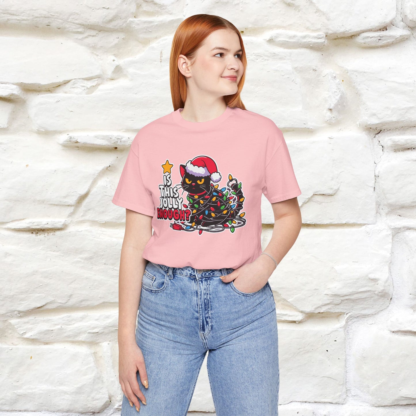 “Is This Jolly Enough?” | Cat T-Shirt | Nunu&Miao Studio