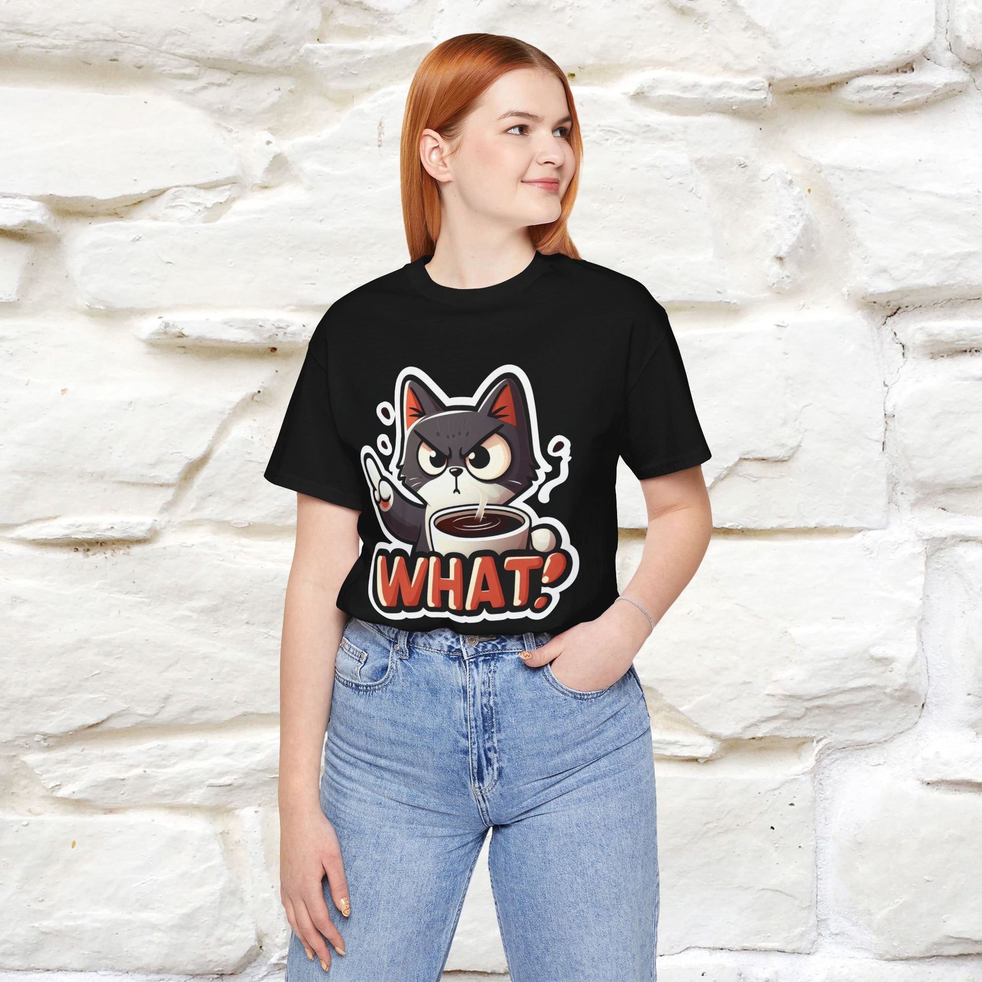 ''What !'' | Cat T-Shirt  | Nunu&Miao Studio - Nunu&Miao Studio