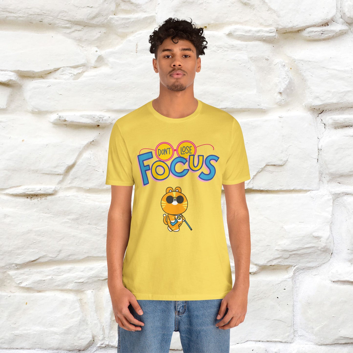 ''Don’t Lose Focus'' Cat T-Shirt | Nunu&Miao Studio - Nunu&Miao Studio