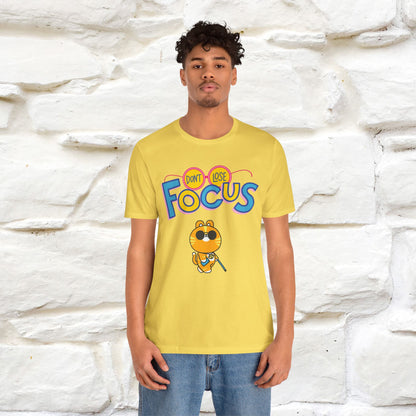 ''Don’t Lose Focus'' Cat T-Shirt | Nunu&Miao Studio - Nunu&Miao Studio