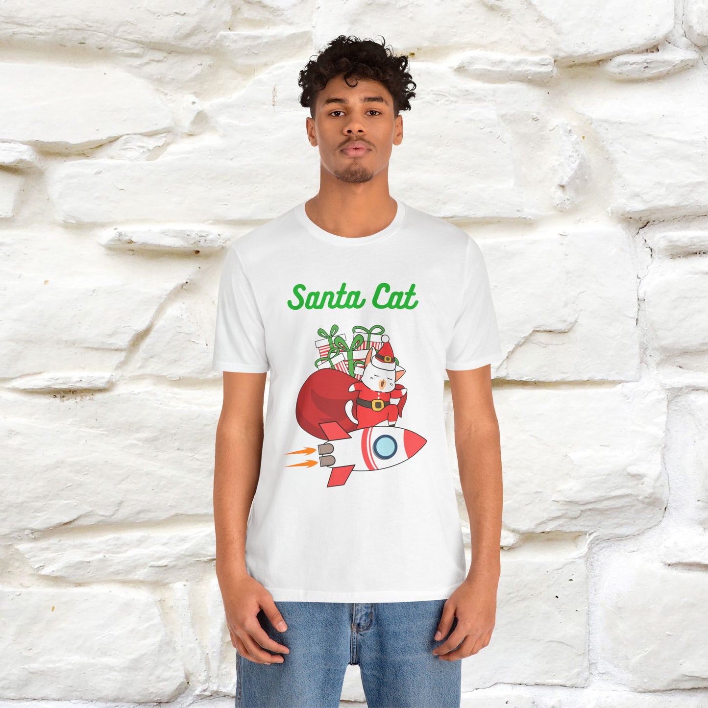 "Funny Santa Cat..." | Cat T-Shirt | Nunu&Miao Studio