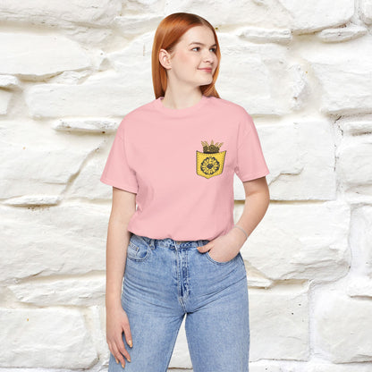 ''Black Cat Circle'' Cat T-Shirt Front and Back Design | Nunu&Miao Studio - Nunu&Miao Studio