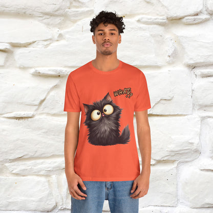 ''What ?'' | Cat T-Shirt  | Nunu&Miao Studio - Nunu&Miao Studio