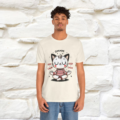 Ommm, Keep Calm | Relaxed Cat Shirt for Men & Women | 100% Cotton* - Nunu&Miao Studio