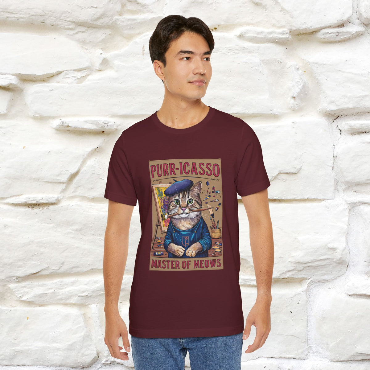 ''Purr-Icasso Masters Of Meows'' | CatT-Shirt | Nunu&Miao Studio