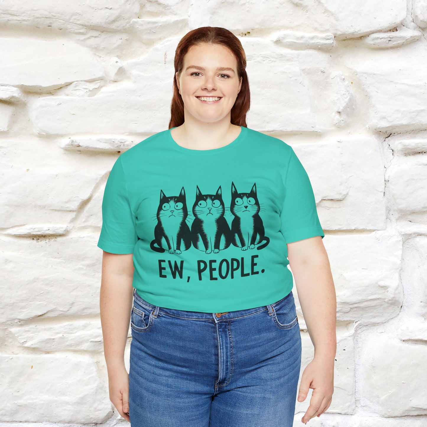 Ew, People | Funny Cat T-Shirt | Nunu&Miao Studio - Nunu&Miao Studio