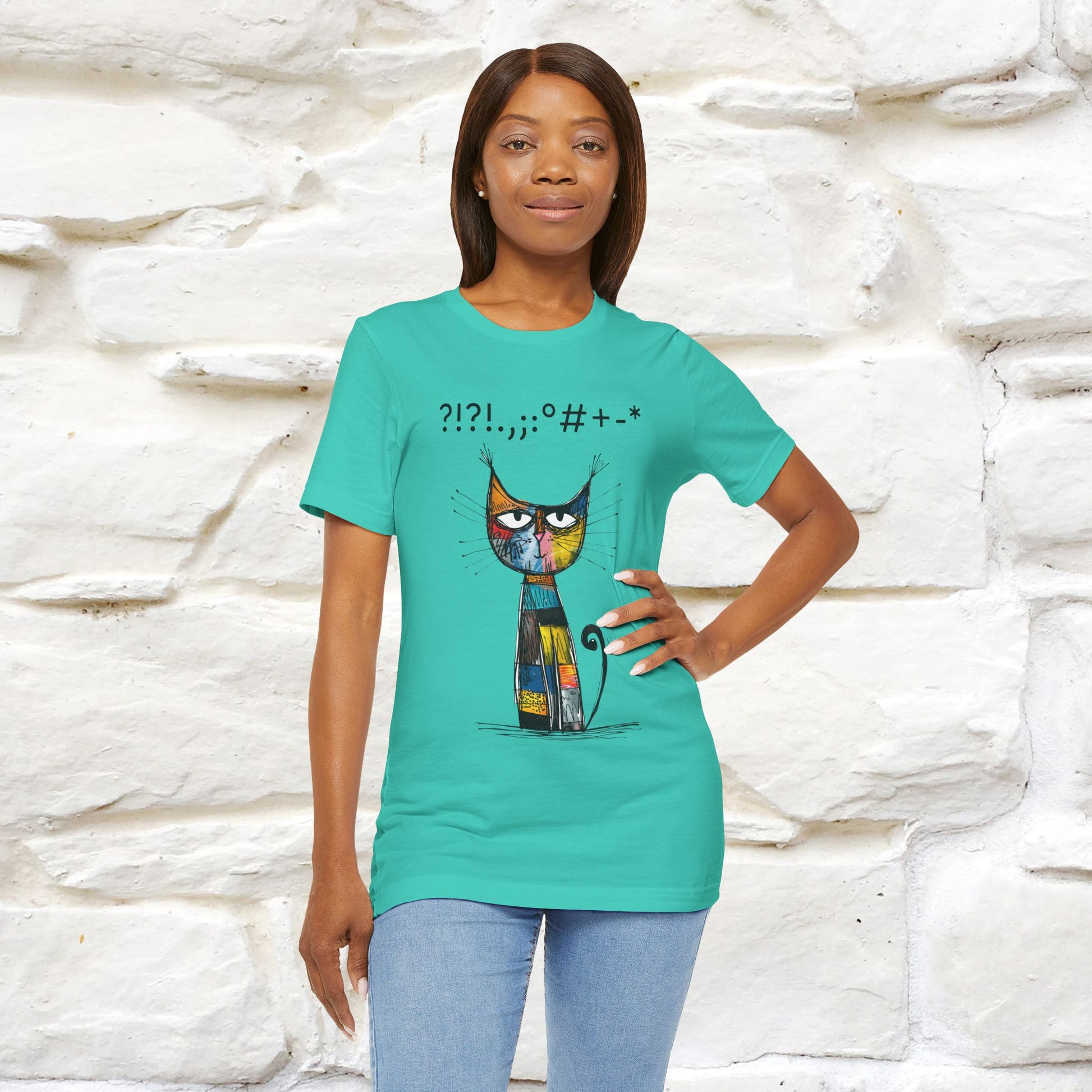 "Enigma" Cat T-shirt |Nunu&Miao Studio - Nunu&Miao Studio