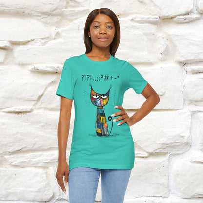 "Enigma" Cat T-shirt |Nunu&Miao Studio - Nunu&Miao Studio