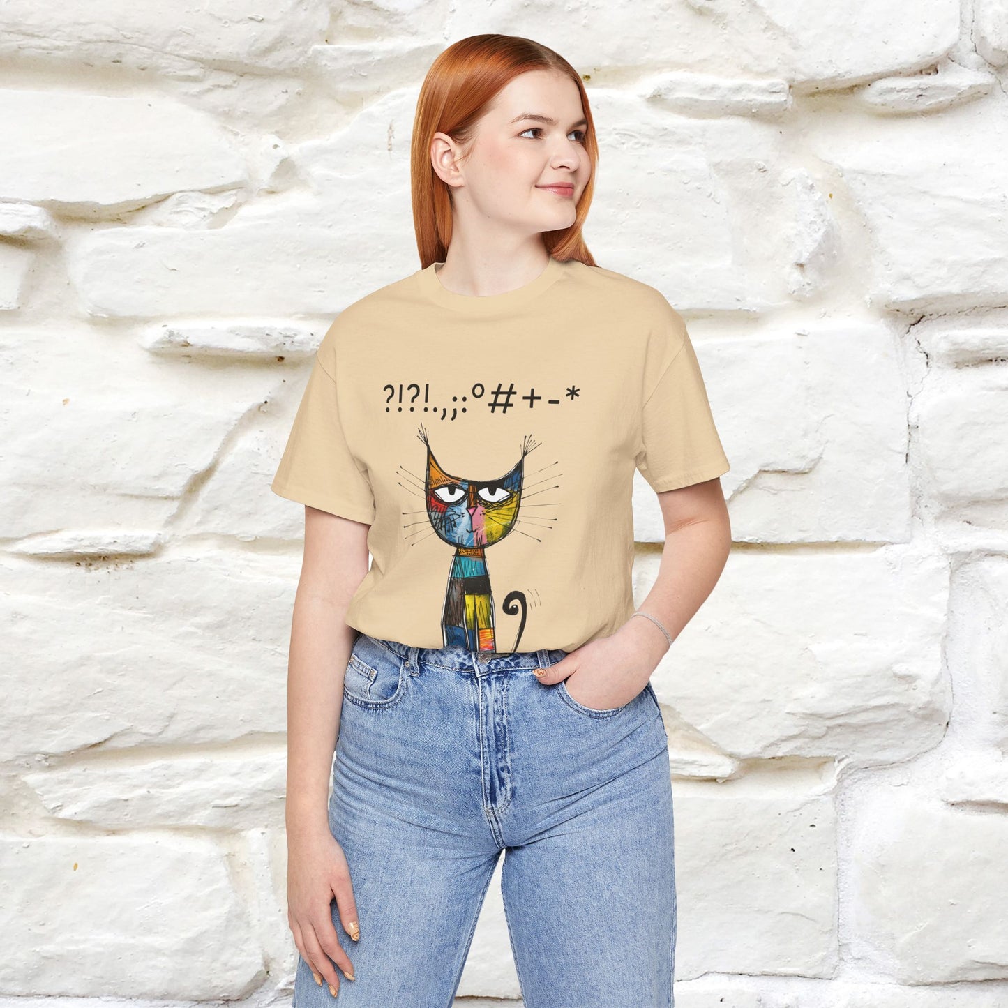 "Enigma" Cat T-shirt |Nunu&Miao Studio - Nunu&Miao Studio