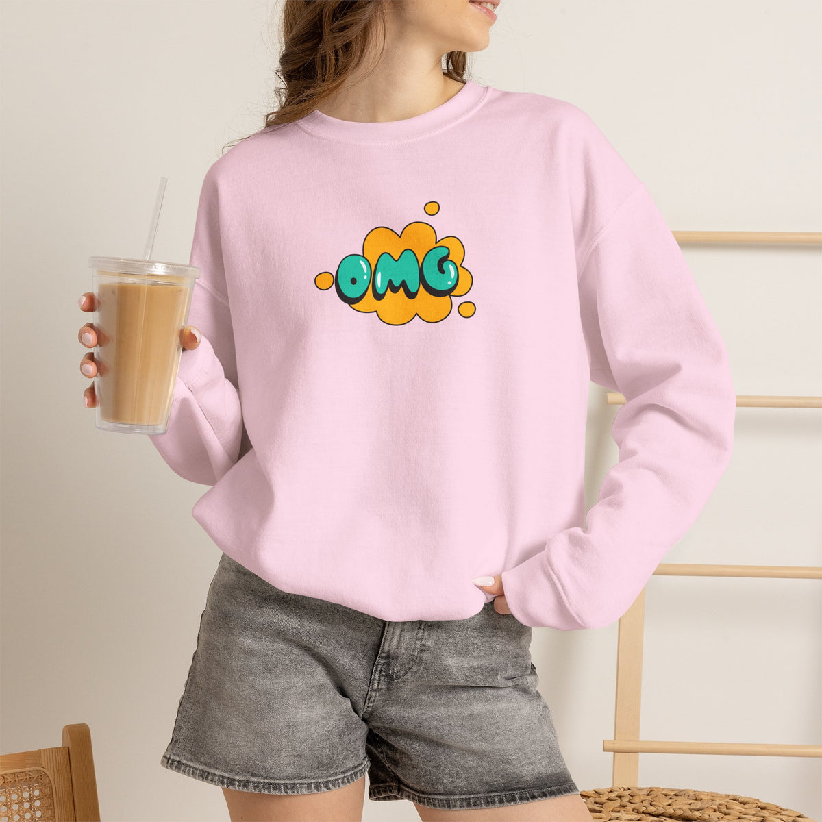 "OMG'' |Cat Sweatshirt | Nunu&Miao Studio