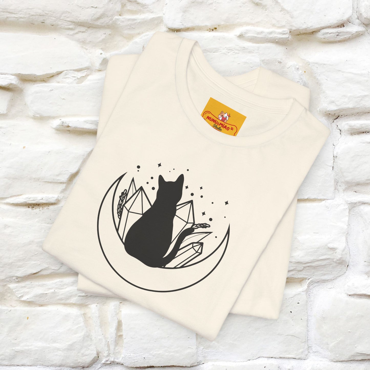 ''The Cristal'' Cat T-Shirt Front and Back Design | Nunu&Miao Studio - Nunu&Miao Studio