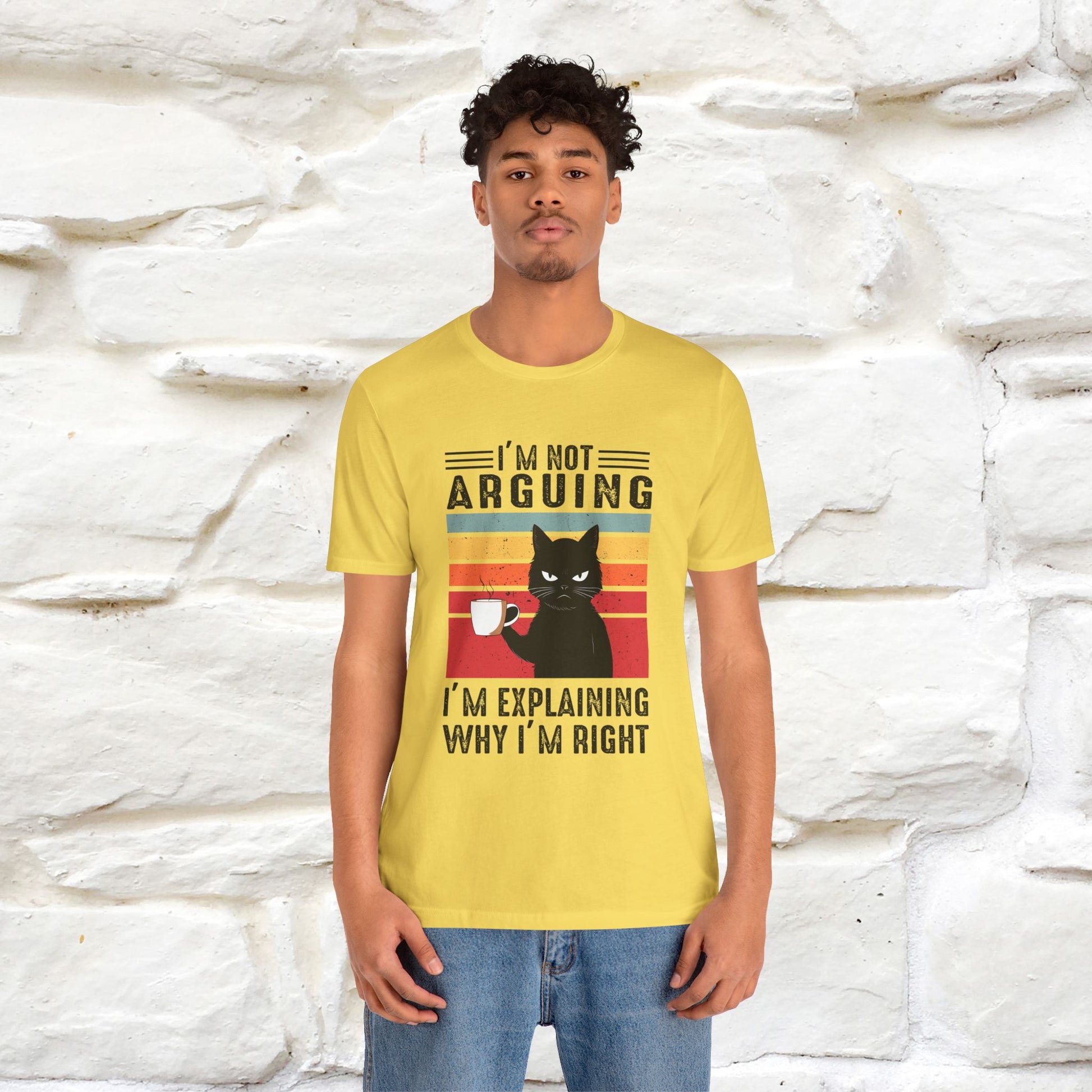 I’m Not Arguing, I’m Explaining Why I’m Right Cat T-Shirt  Nunu&Miao Studio - Nunu&Miao Studio