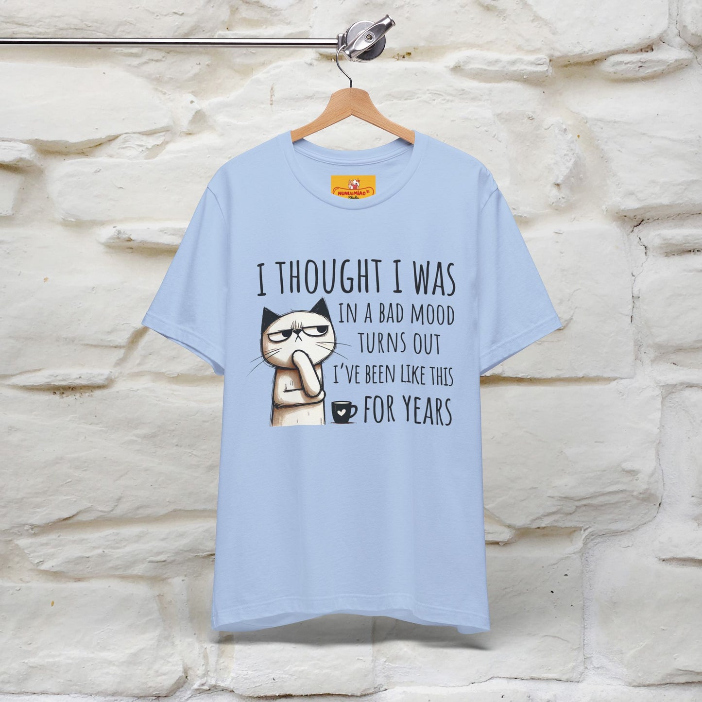 "I Thought I was In A Bad Mood.. " Cat  T-shirt |Nunu&Miao Studio - Nunu&Miao Studio