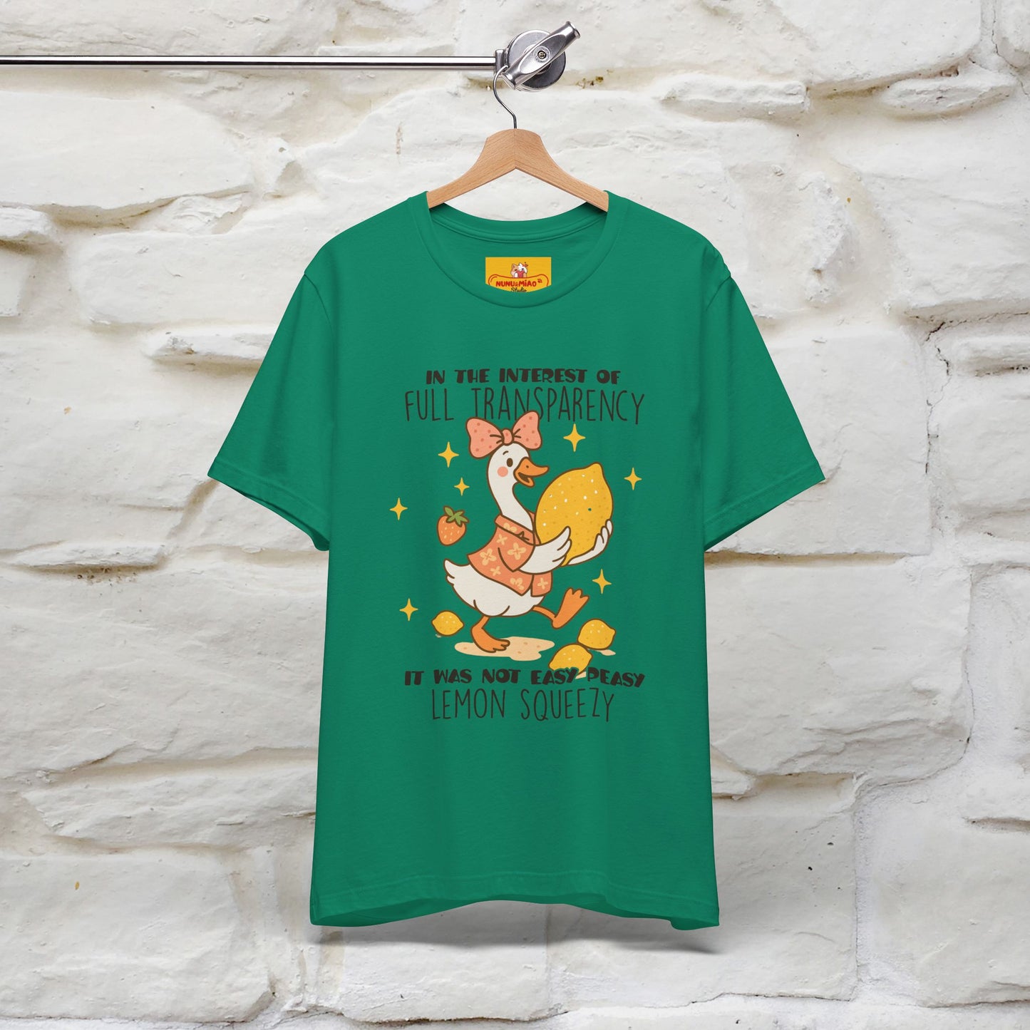 "It Was Not Easy Peasy" Funny T-shirt |Nunu&Miao Studio - Nunu&Miao Studio