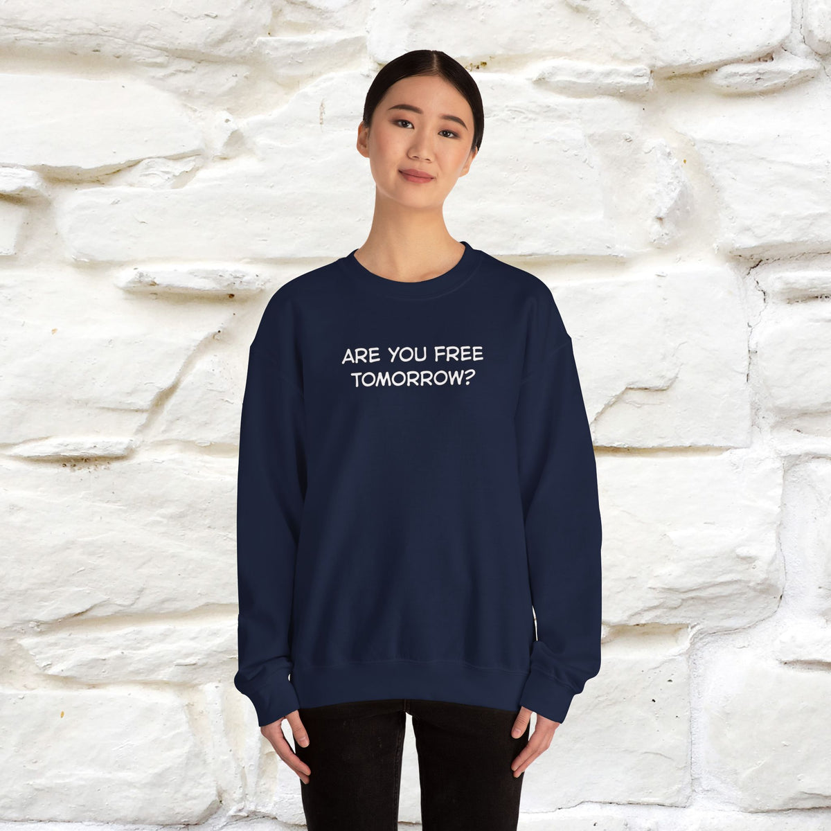 ''Are You Free Tomorrow ...'' | Cute Cat Sweatshirt | Nunu&Miao Studio