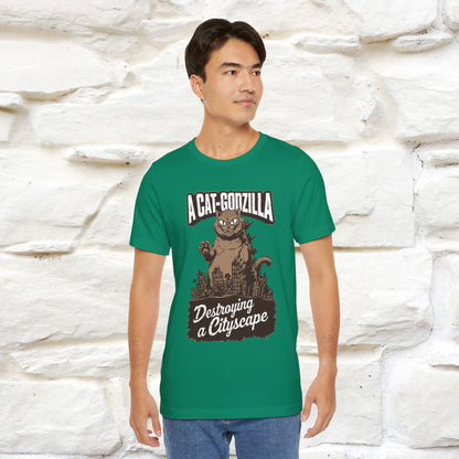 ''A Cat-Godzilla ''| CatT-Shirt | Nunu&Miao Studio - Nunu&Miao Studio