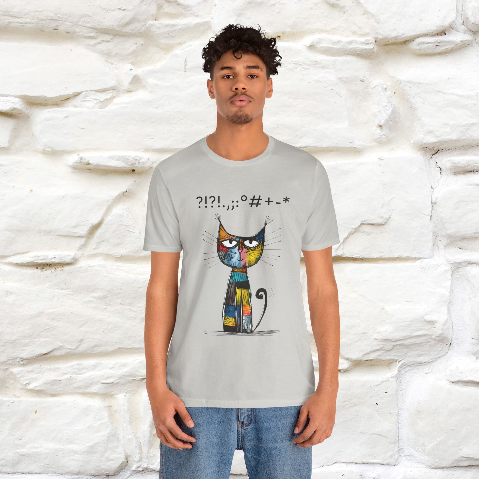 "Enigma" Cat T-shirt |Nunu&Miao Studio - Nunu&Miao Studio